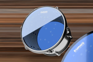 EVANS HYDRAULIC BLUE TOM BATTER DRUM HEAD (SIZES 6" TO 20")