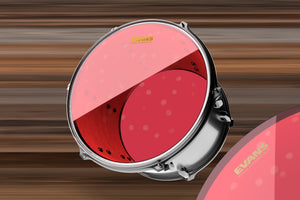EVANS HYDRAULIC RED TOM BATTER DRUM HEAD (SIZES 6" TO 20")