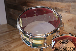 EVANS SNARE SIDE 500 GLASS RESONANT SNARE DRUM HEAD (SIZES 13" TO 14")