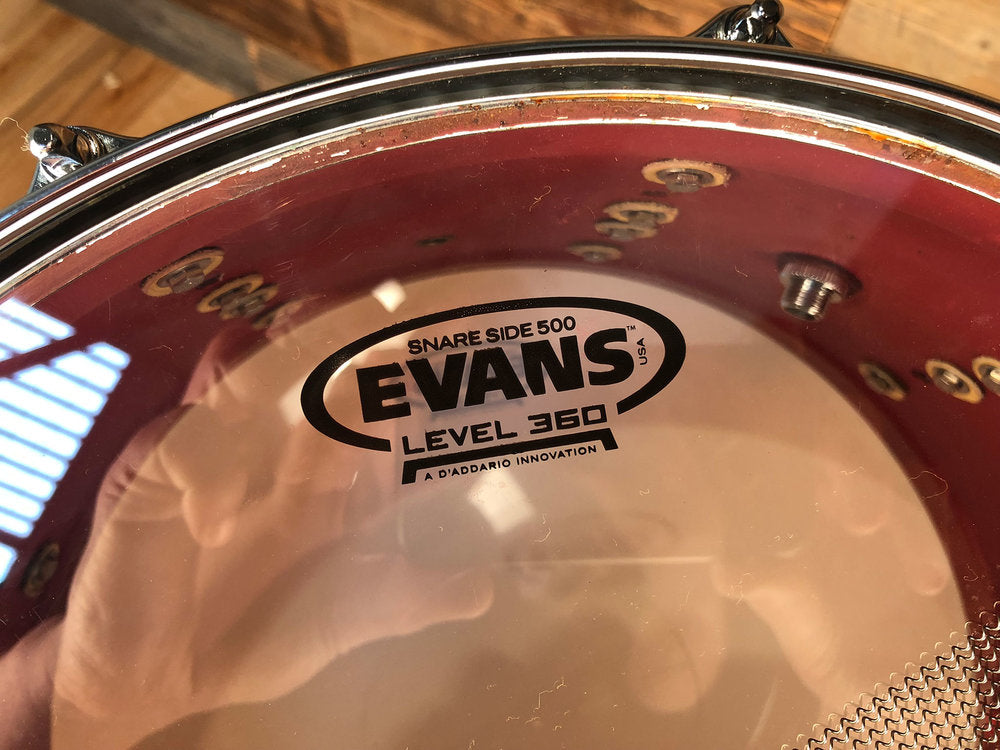 EVANS SNARE SIDE 500 GLASS RESONANT SNARE DRUM HEAD SIZES 13