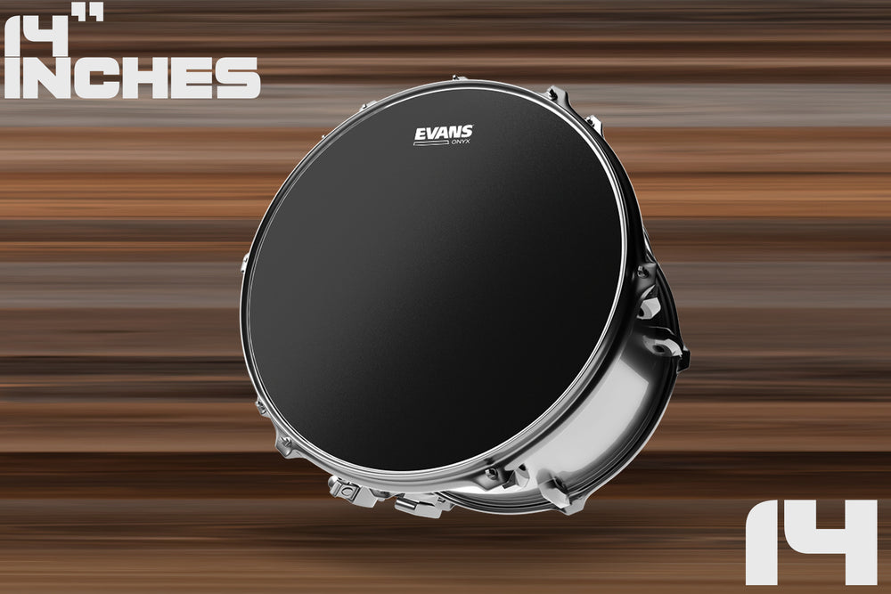 EVANS ONYX TOM SNARE BATTER DRUM HEAD SIZES 6 TO 20 Drumazon