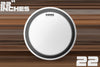 EVANS UV EMAD BASS DRUM HEAD (SIZES 16" TO 26")