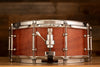 EVETTS 14 X 5.5 JARRAH SNARE DRUM, FIGURED JARRAH VENEER HIGH GLOSS