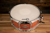 EVETTS 14 X 5.5 JARRAH SNARE DRUM, FIGURED JARRAH VENEER HIGH GLOSS