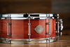 EVETTS 14 X 5.5 JARRAH SNARE DRUM, FIGURED JARRAH VENEER HIGH GLOSS