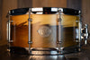 EVETTS 14 X 6.5 JARRAH SNARE DRUM, BLACKHEART SASSAFRAS SMOOTH SATIN VENEER