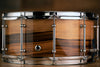 EVETTS 14 X 6.5 TASMANIAN BLACKWOOD SNARE DRUM, BLACKHEART SASSAFRASS HIGH GLOSS VENEER