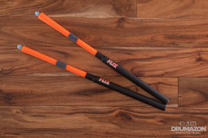 FLIX TIPS MEDIUM ORANGE FIBER DRUM RODS WITH SMALL TIP