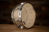 GEORGE WAY STUDIO SERIES 14 X 6.5 MAPLE / POPLAR SNARE DRUM, SILVER SPARKLE, (PRE-LOVED)