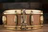 GRETSCH 14 X 5 USA CUSTOM EXOTIC 10 PLY MAPLE SNARE DRUM, RED CAMPHOR, BRASS HARDWARE (PRE-LOVED)