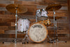 GRETSCH BROADKASTER 3 PIECE BOP DRUM KIT, STANDARD BUILD HARDWARE, VINTAGE WHITE MARINE PEARL