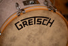 GRETSCH BROADKASTER 3 PIECE BOP DRUM KIT, STANDARD BUILD HARDWARE, VINTAGE WHITE MARINE PEARL