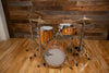 GRETSCH USA CUSTOM 4 PIECE BEBOP DRUM KIT, LIMITED EDITION 1 OF 25, RED GUM EXOTIC, GR-J484-RG