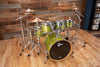 GRETSCH RENOWN MAPLE 6 PIECE DRUM KIT, GREEN OYSTER (PRE-LOVED)