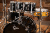 GRETSCH RENOWN RN2 4 PIECE DRUM KIT, PIANO BLACK LACQUER (PRE-LOVED)