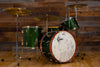 GRETSCH 1958 BIRDLAND 4 PIECE RARE AND COLLECTABLE DRUM KIT, CADILLAC GREEN WITH GOLD HARDWARE