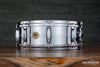 GRETSCH USA 14 X 5 4160 8 LUG CHROME ON BRASS SNARE DRUM (PRE-LOVED)