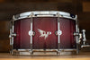 HENDRIX 14 X 7 ARCHETYPE STAVE SERIES PURPLE HEART SNARE DRUM, BLACK BURST GLOSS