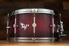 HENDRIX 14 X 7 ARCHETYPE STAVE SERIES PURPLE HEART SNARE DRUM, BLACK BURST GLOSS