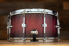 HENDRIX 14 X 7 ARCHETYPE STAVE SERIES PURPLE HEART SNARE DRUM, BLACK BURST GLOSS