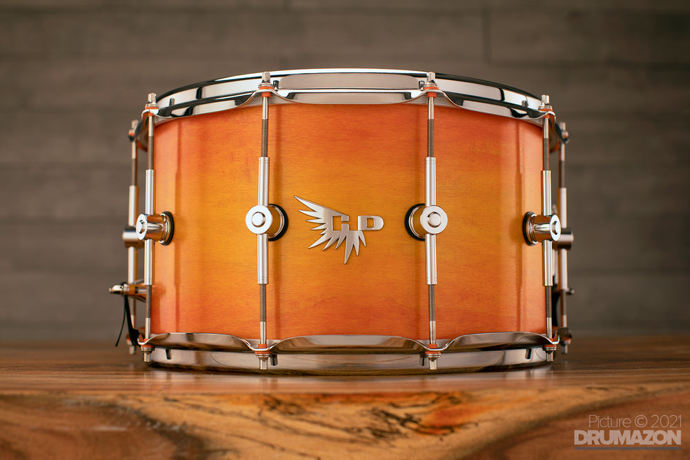 The Maple 8x14 Snare Drum Orange Fade LQ-