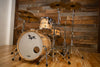 HENDRIX DRUMS ARCHETYPE SERIES ASH 3 PIECE DRUM KIT, ASH SATIN WITH WALNUT INLAY