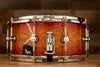 HENDRIX 14 X 6.5 LIMITED EDITION TAMO ASH / WALNUT SNARE DRUM, SUNBURST HIGH GLOSS