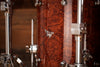 HENDRIX DRUMS PERFECT PLY BUBINGA 5 PIECE DRUM KIT, NATURAL HIGH GLOSS LACQUER