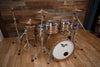 HENDRIX DRUMS PERFECT PLY BLACK WALNUT 5 PIECE DRUM KIT, NATURAL HIGH GLOSS LACQUER