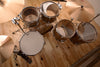 HENDRIX DRUMS PERFECT PLY BLACK WALNUT 5 PIECE DRUM KIT, NATURAL SATIN