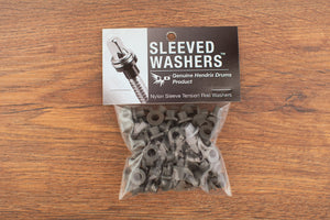 HENDRIX DRUMS GREY NYLON SLEEVED WASHERS FOR TENSION RODS, 100 PACK