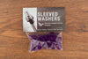 HENDRIX DRUMS PURPLE NYLON SLEEVED WASHERS FOR TENSION RODS, 50 PACK