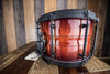 HHG 14 X 8 AROMATIC CEDAR STAVE SNARE DRUM, NATURAL TO CHARCOAL FADE