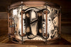 HHG 14 X 8 STAVE MAPLE WITH HAND PAINTED TATOO ART SNARE DRUM