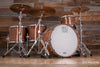 HHG DRUMS 4 PIECE BLACK WALNUT DRUM KIT, NATURAL GLOSS (EX-PRESS KIT SPECIAL)