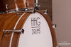 HHG DRUMS 4 PIECE BLACK WALNUT DRUM KIT, NATURAL GLOSS (EX-PRESS KIT SPECIAL)