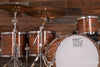 HHG DRUMS 4 PIECE BLACK WALNUT DRUM KIT, NATURAL GLOSS (EX-PRESS KIT SPECIAL)