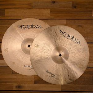 ISTANBUL AGOP 14" TRADITIONAL SERIES LIGHT HI-HAT CYMBALS