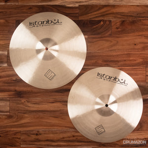 ISTANBUL AGOP 14" TRADITIONAL SERIES MEDIUM HI-HAT CYMBALS