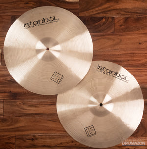 ISTANBUL AGOP 15" TRADITIONAL SERIES HEAVY HI-HAT CYMBALS