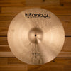 ISTANBUL AGOP 16" TRADITIONAL SERIES DARK CRASH CYMBAL SN0101