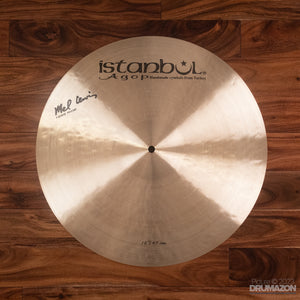 ISTANBUL AGOP 18" MEL LEWIS 1982 SIGNATURE SERIES CRASH RIDE CYMBAL