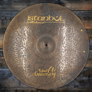 ISTANBUL MEHMET 22" 61ST ANNIVERSARY RIDE CYMBAL WITH TWO RIVETS (PRE-LOVED)
