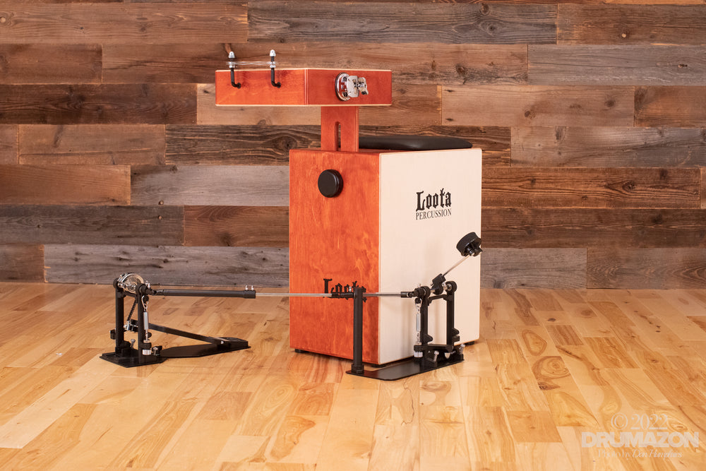 LOOTA PERFORMER DRUM KIT WILD CHERRY WITH RIGHT FOOT PEDAL