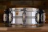 LUDWIG 14 X 5 LB400BN SUPER SERIES CHROME ON BRASS SNARE DRUM, NICKEL HARDWARE, SEAMLESS SHELL