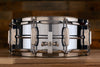 LUDWIG 14 X 5 LB400BN SUPER SERIES CHROME ON BRASS SNARE DRUM, NICKEL HARDWARE, SEAMLESS SHELL
