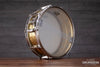 LUDWIG 14 X 5 LB401 SUPER BRASS SNARE DRUM, NICKEL HARDWARE, SEAMLESS SHELL