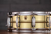 LUDWIG 14 X 5 LB401 SUPER BRASS SNARE DRUM, NICKEL HARDWARE, SEAMLESS SHELL