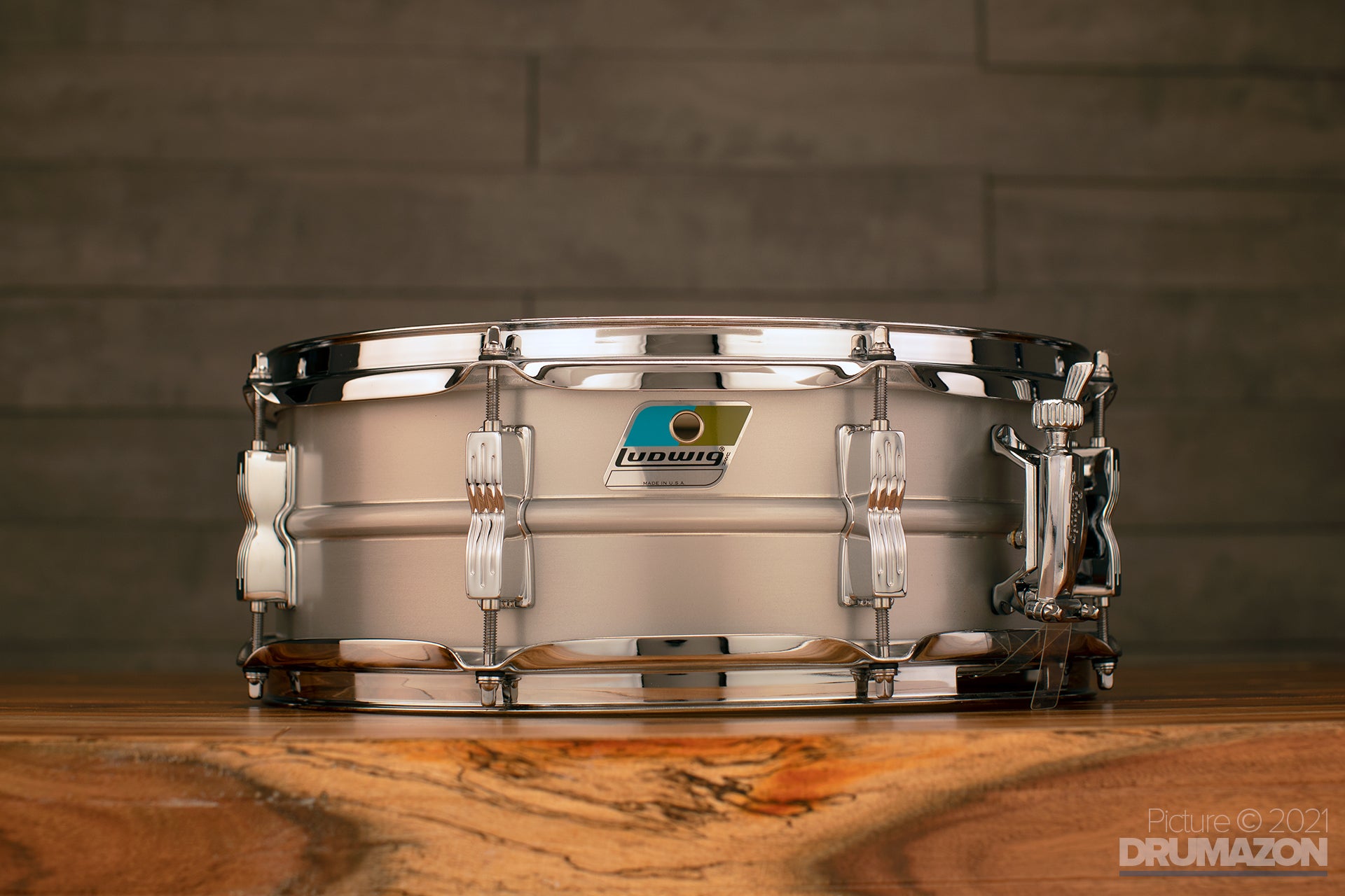 LUDWIG 14 X 5 LM404C ACROLITE SEAMLESS ALUMINIUM SNARE DRUM – Drumazon 