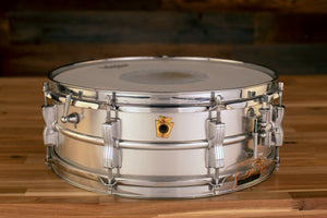 LUDWIG 14 X 5 1965 ACROLITE ALUMINIUM SNARE DRUM, 8 LUG (PRE-LOVED)